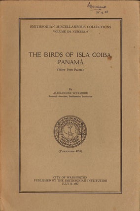 Stock ID 8514 The birds of Isla Coiba, Panama. Alexander Wetmore