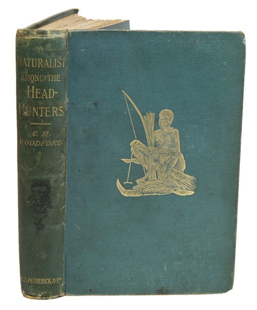 Stock ID 9521 A naturalist among the head-hunters. Being an account of three visits to the Solomon Islands in the years 1886, 1887, and 1888. Charles Morris Woodford.